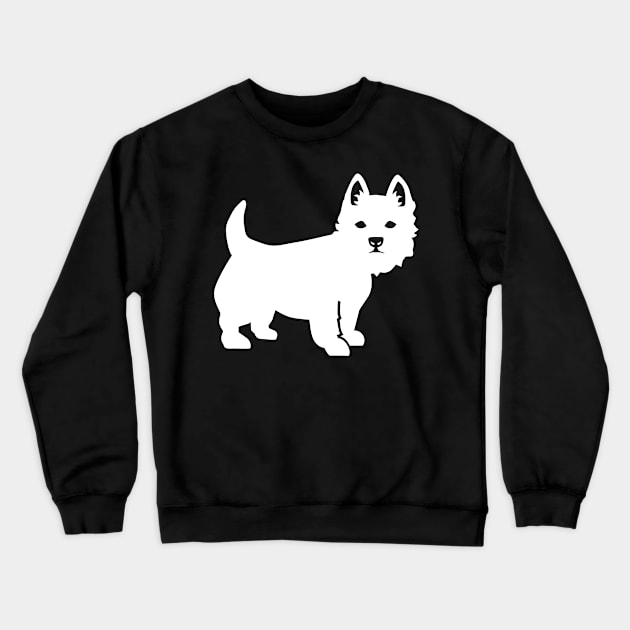 Westie Crewneck Sweatshirt by Designzz